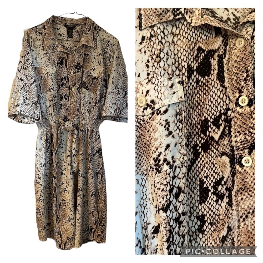 Millenium Dress Animal Print Wilderkind Snakeprint XL